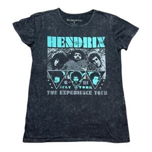 Jimi Hendrix Karl Ferris Collection Experience Tour Tee Charcoal Gray Sz small